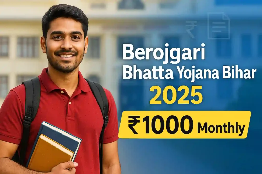 Berojgari Bhatta Yojana Bihar 2025 Inter Pass को ₹1000 हर महीने, ऐसे करें Online Apply, Fast Job